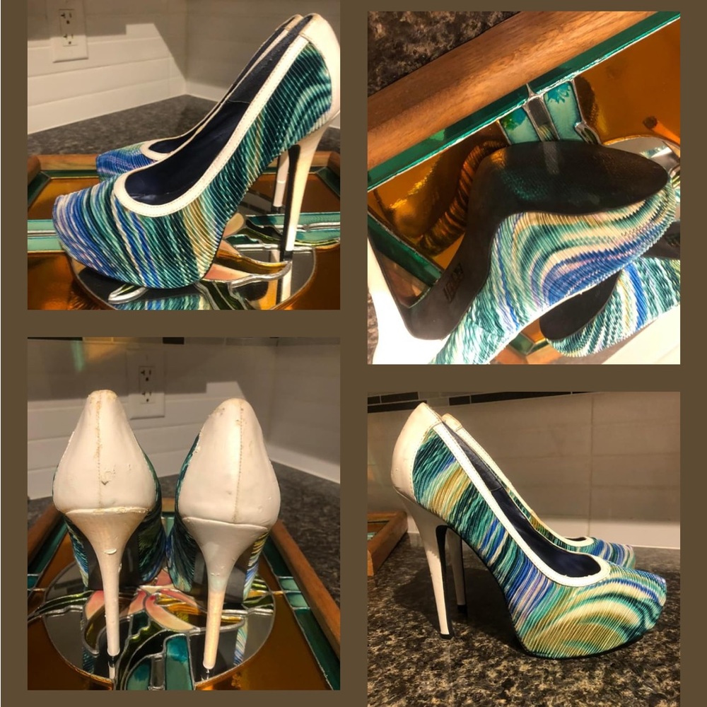 20/$20*AS IS-SHOE REPUBLIC LA 8.5, gorgeous ocean like waves look